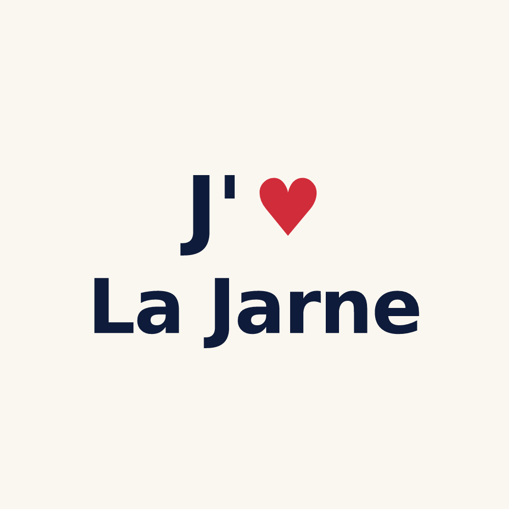 Tasse personnalisée La Jarne — design J'aime La Jarne