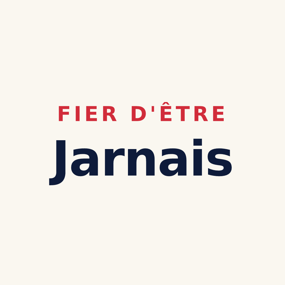 Tasse « Fier d'être Jarnais » — design pour La Jarne