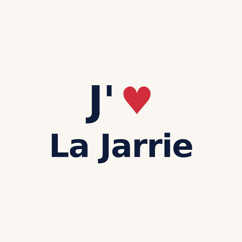 Tasse personnalisée La Jarrie — design « J'aime La Jarrie » imprimé sur la tasse
