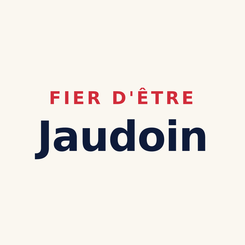 Tasse « Fier d'être Jaudoin » — design pour La Jaudonnière