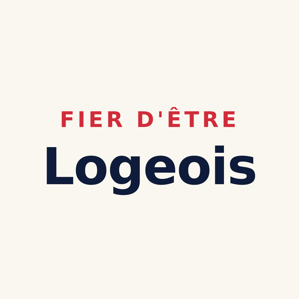 Tasse « Fier d'être Logeois » — design pour La Loge