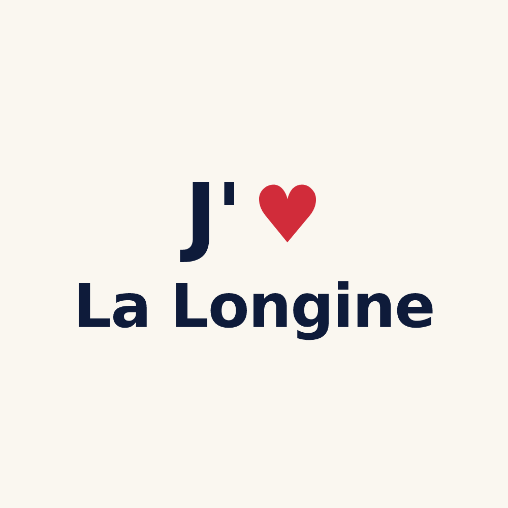 Tasse personnalisée La Longine — design J'aime La Longine