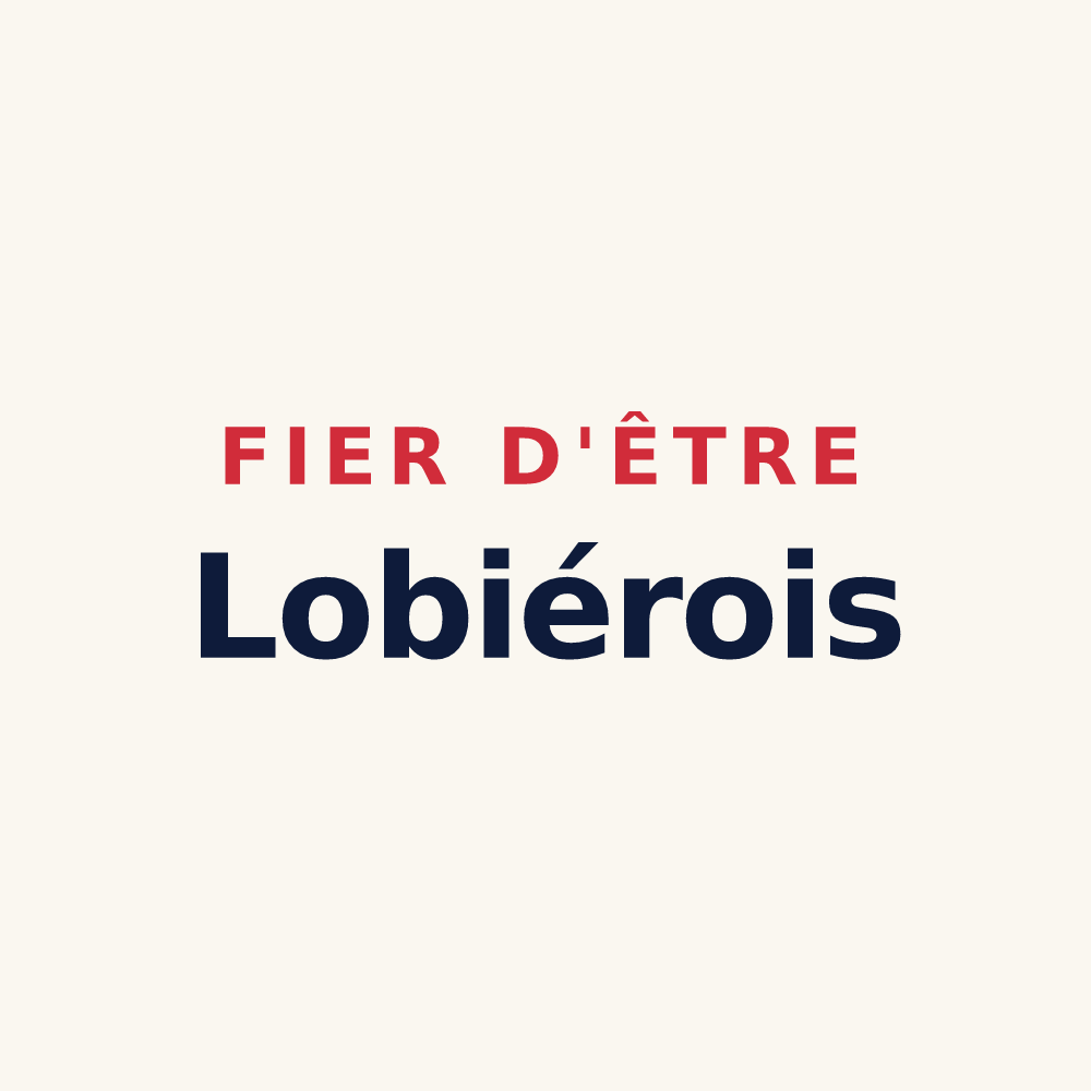 Tasse « Fier d'être Lobiérois » — design pour La Loubière