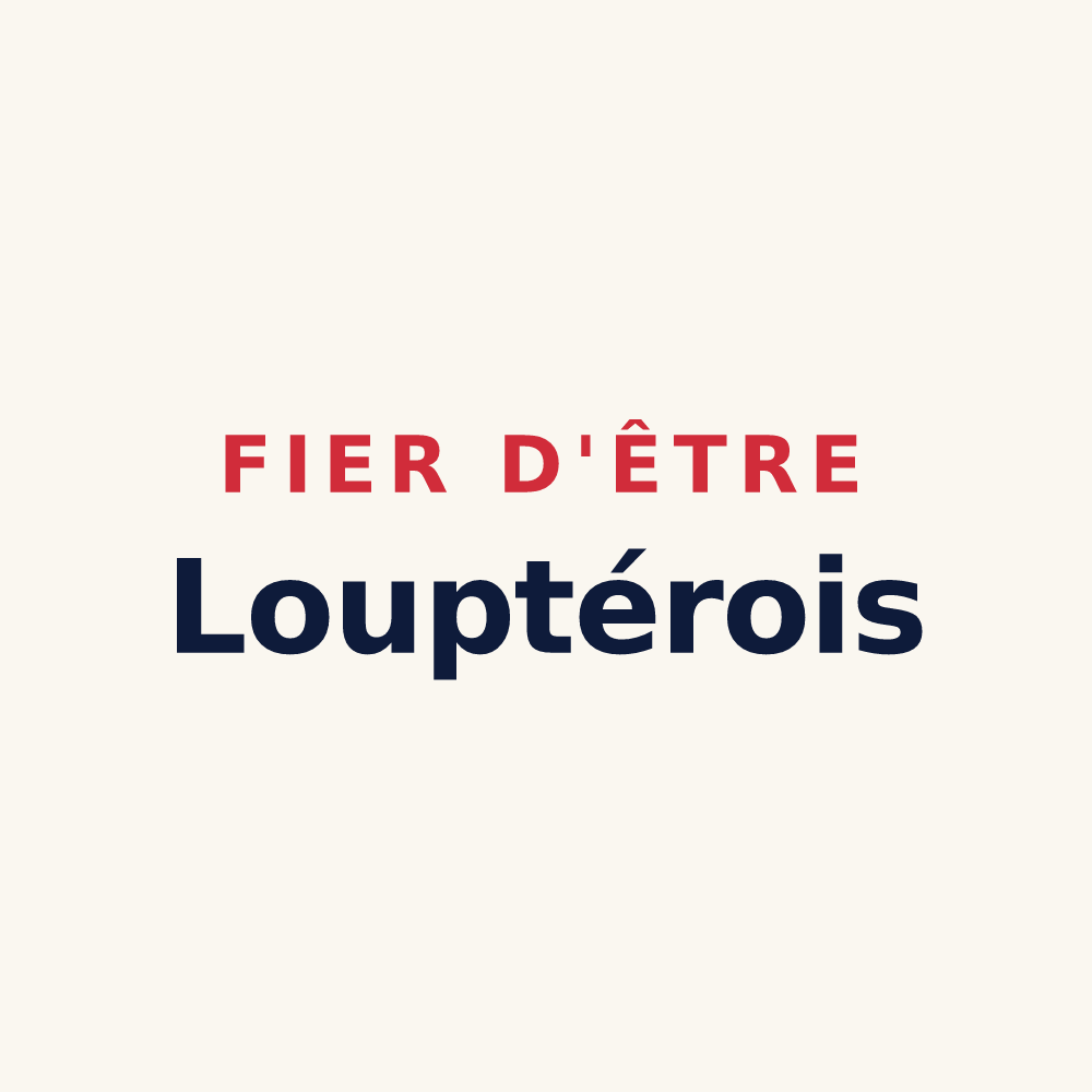 Tasse « Fier d'être Louptérois » — design pour La Louptière-Thénard