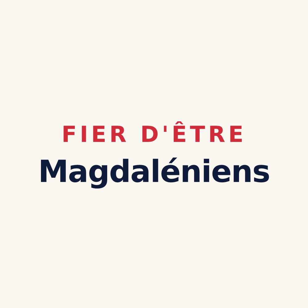 Tasse « Fier d'être Magdaléniens » — design pour La Madeleine-sur-Loing