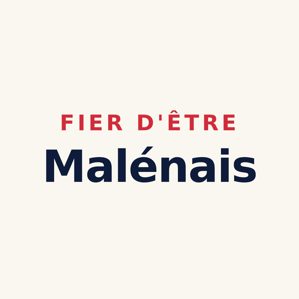 Tasse « Fier d'être Malénais » — design pour La Malène