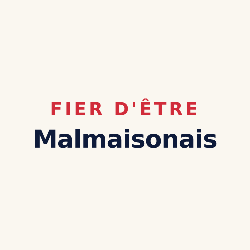 Tasse « Fier d'être Malmaisonais » — design pour La Malmaison
