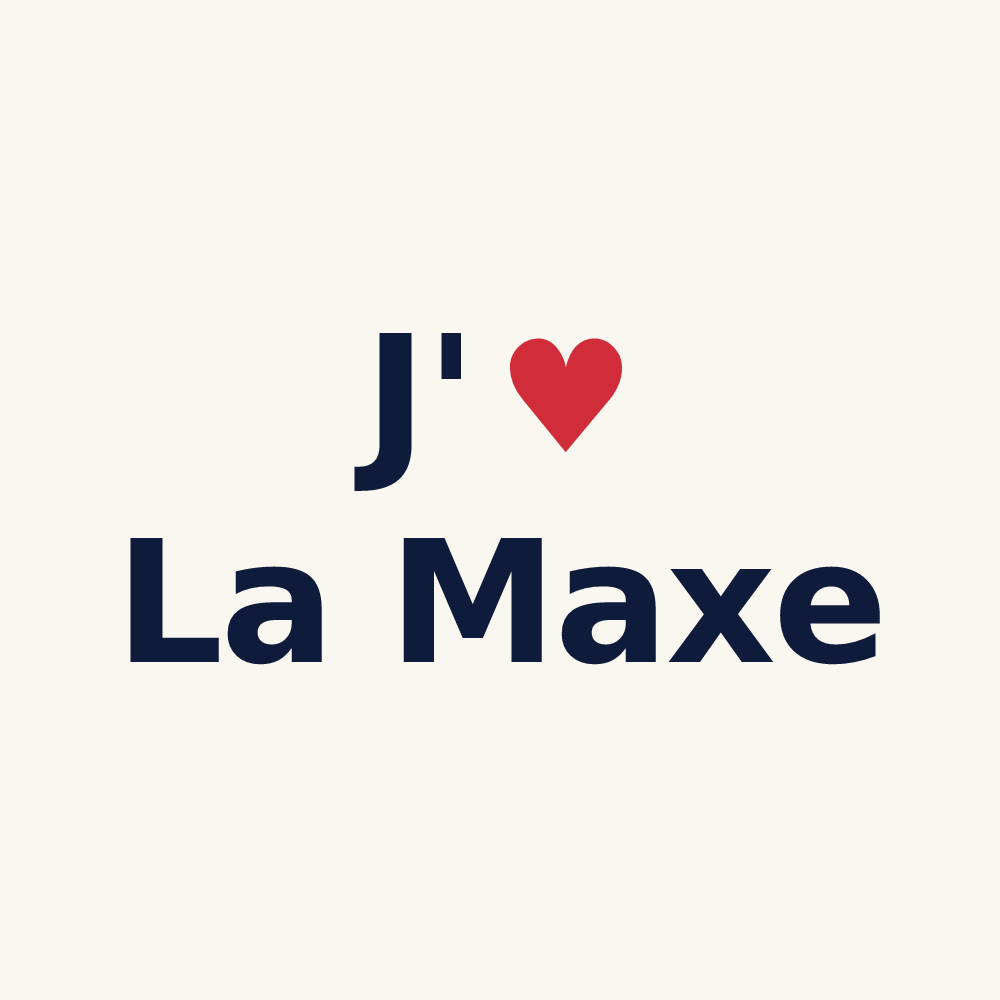 Tasse personnalisée La Maxe — design J'aime La Maxe