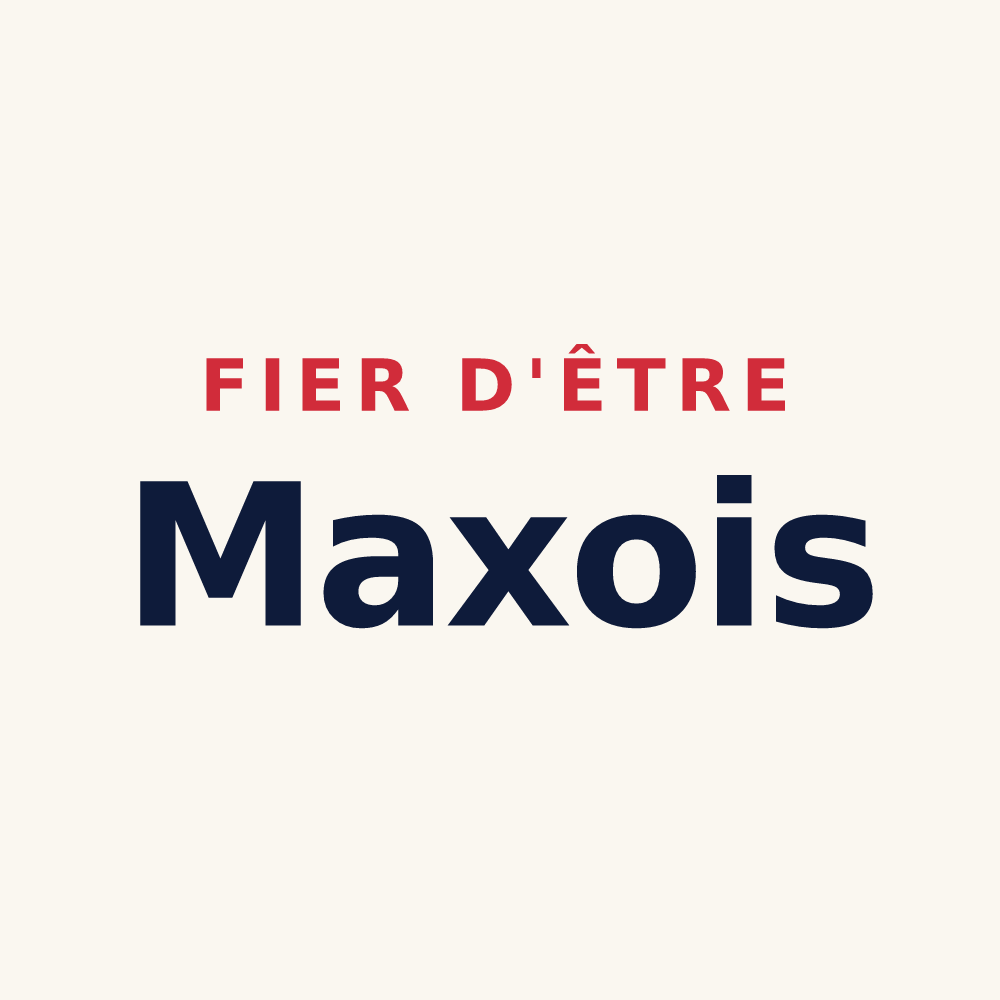 Tasse « Fier d'être Maxois » — design pour La Maxe