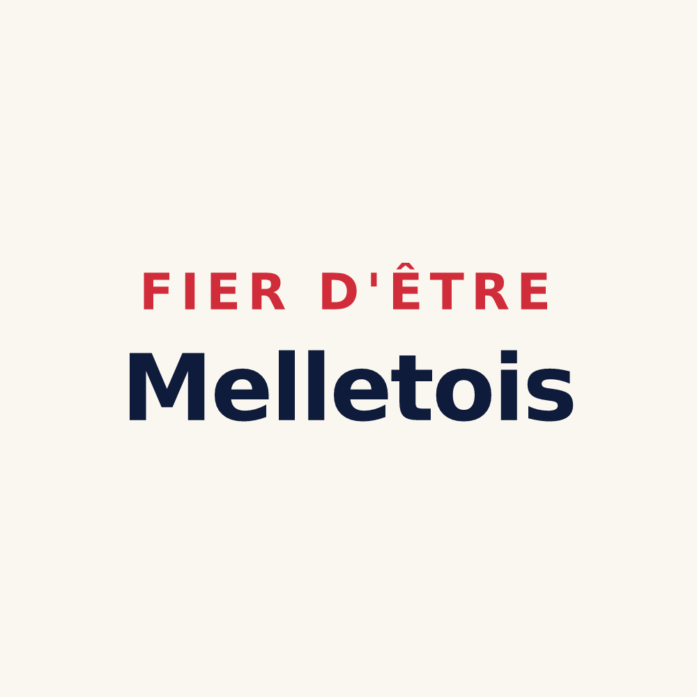 Tasse « Fier d'être Melletois » — design pour La Meilleraie-Tillay