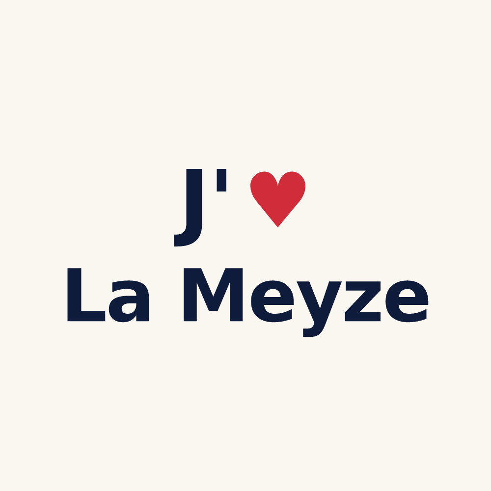 Tasse personnalisée La Meyze — design J'aime La Meyze
