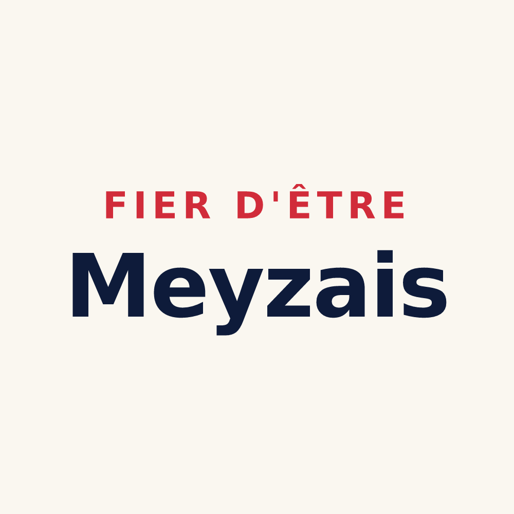 Tasse « Fier d'être Meyzais » — design pour La Meyze