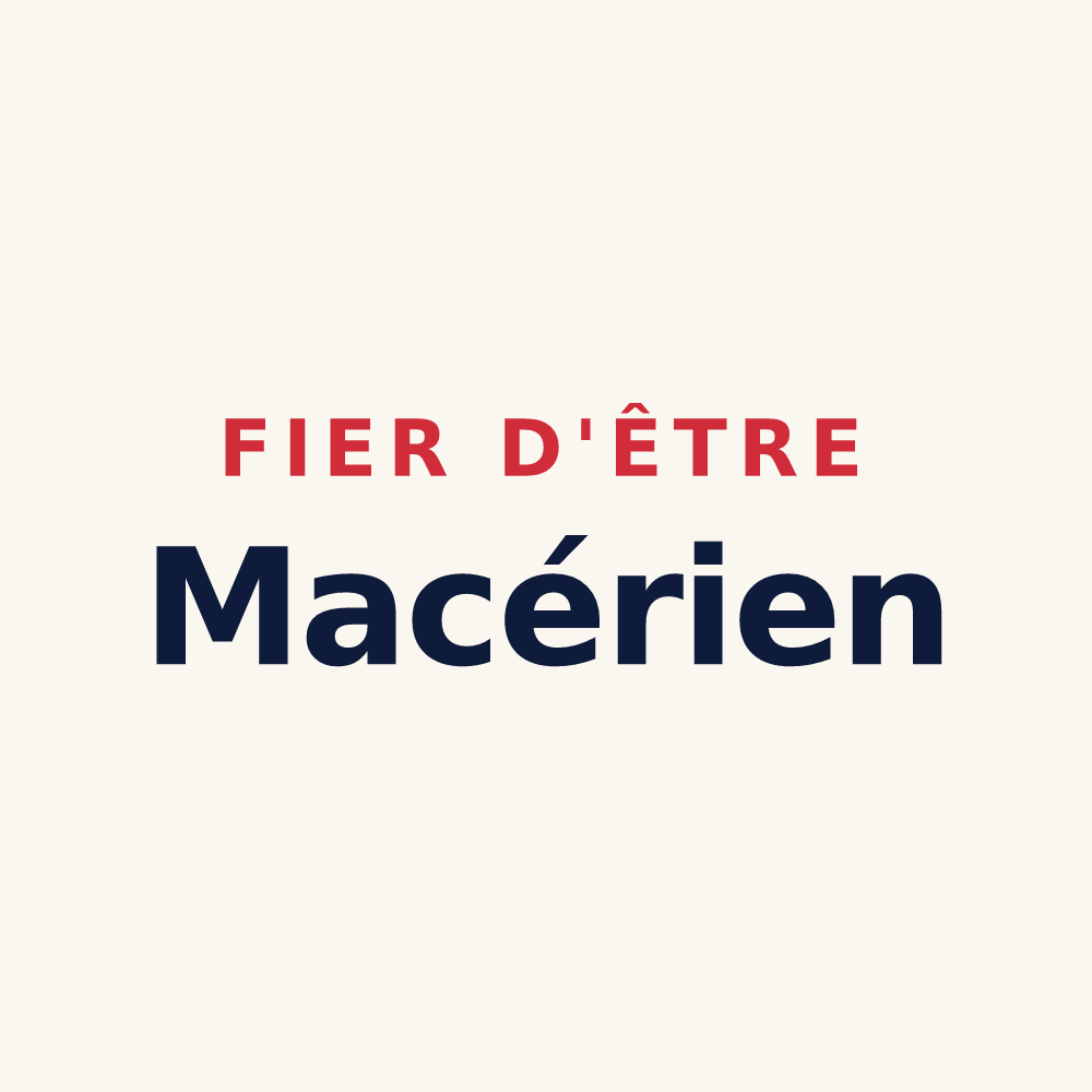 Tasse « Fier d'être Macérien » — design pour La Mézière