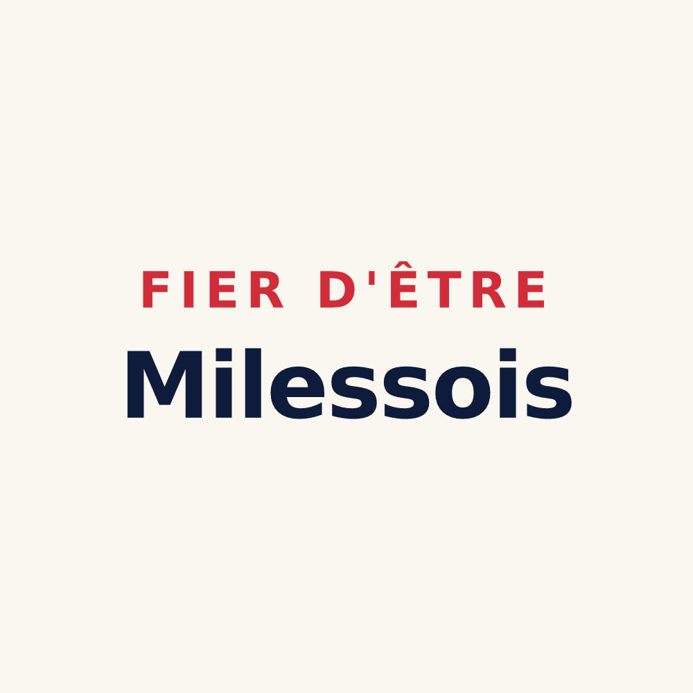Tasse « Fier d'être Milessois » — design pour La Milesse