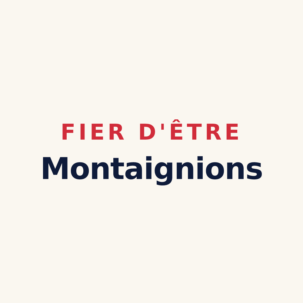 Tasse « Fier d'être Montaignions » — design pour La Montagne