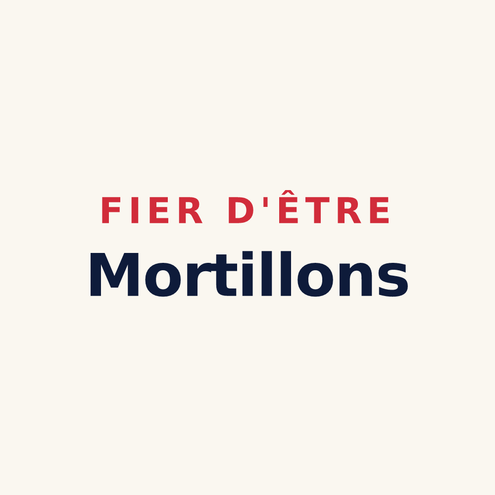Tasse « Fier d'être Mortillons » — design pour La Morte