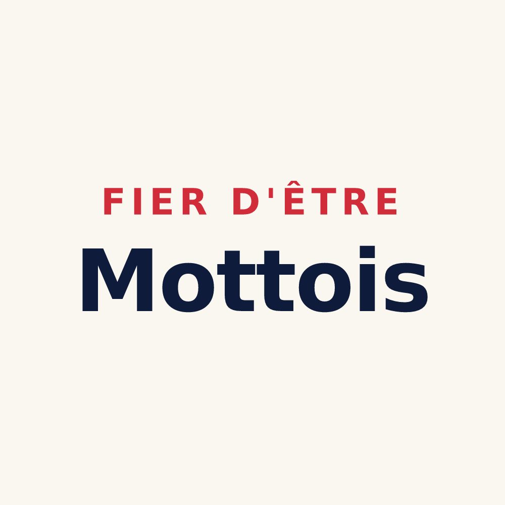 Tasse « Fier d'être Mottois » — design pour La Motte-d'Aveillans