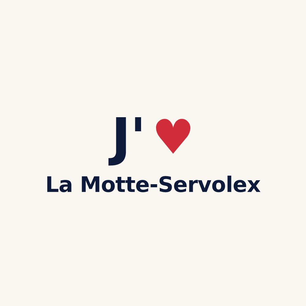 Tasse personnalisée La Motte-Servolex — design J'aime La Motte-Servolex