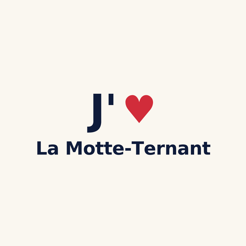 Tasse personnalisée La Motte-Ternant — design J'aime La Motte-Ternant