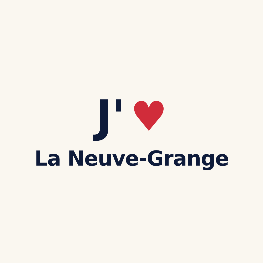 Tasse personnalisée La Neuve-Grange — design J'aime La Neuve-Grange