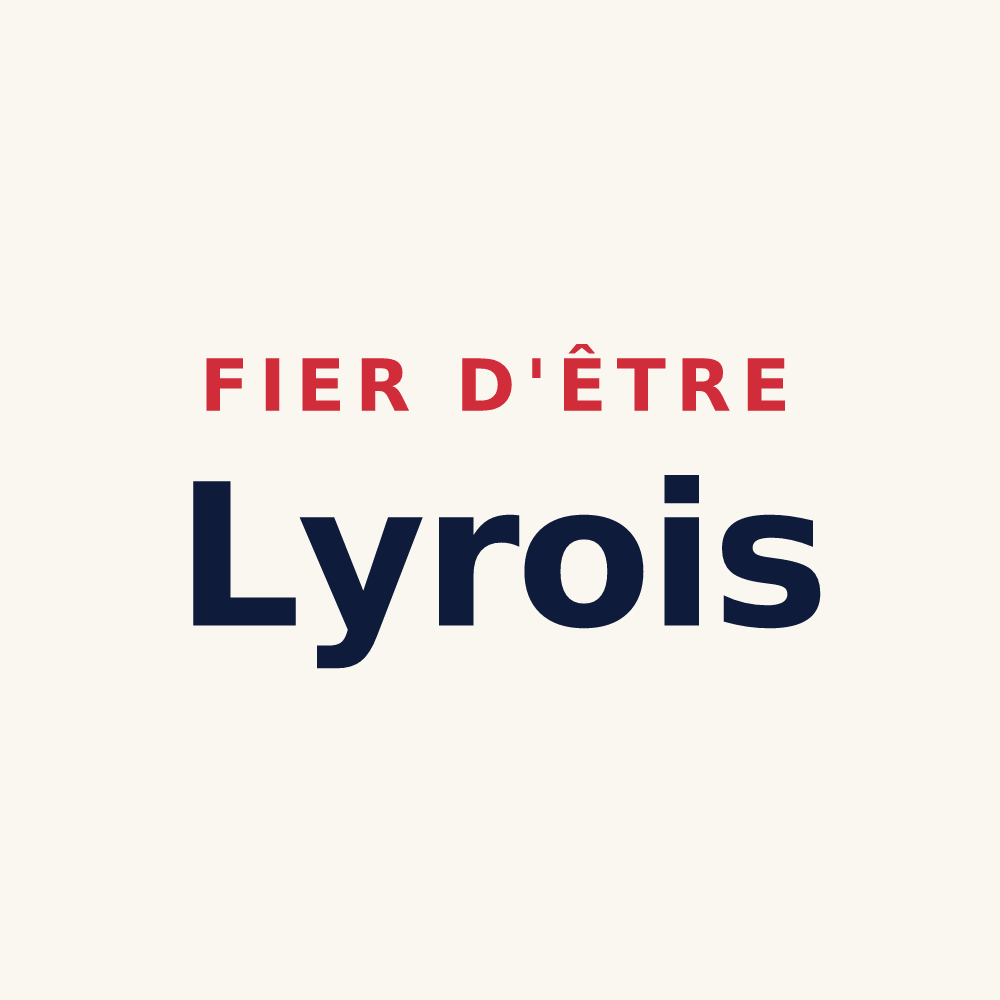 Tasse « Fier d'être Lyrois » — design pour La Neuve-Lyre
