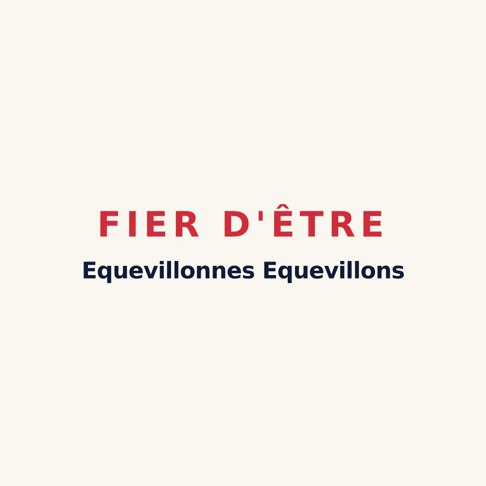 Tasse « Fier d'être Equevillonnes Equevillons » — design pour La Neuveville-sous-Montfort