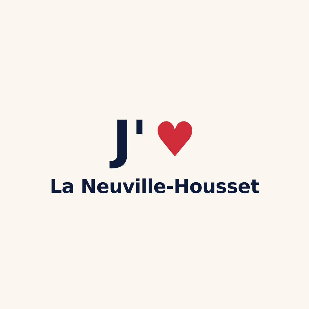 Tasse personnalisée La Neuville-Housset — design J'aime La Neuville-Housset