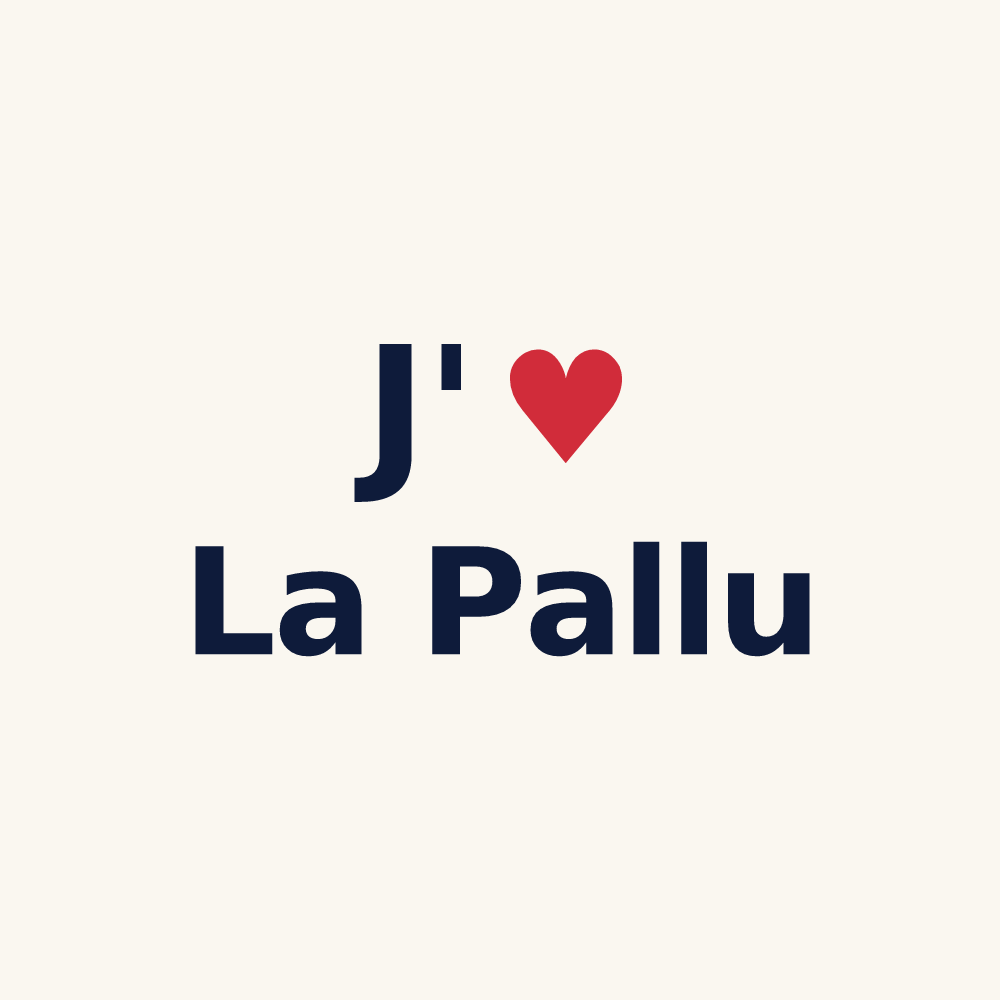 Tasse personnalisée La Pallu — design J'aime La Pallu
