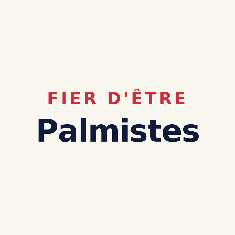 Tasse « Fier d'être Palmistes » — design pour La Palme