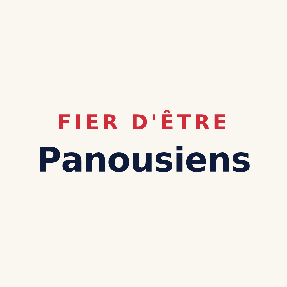 Tasse « Fier d'être Panousiens » — design pour La Panouse