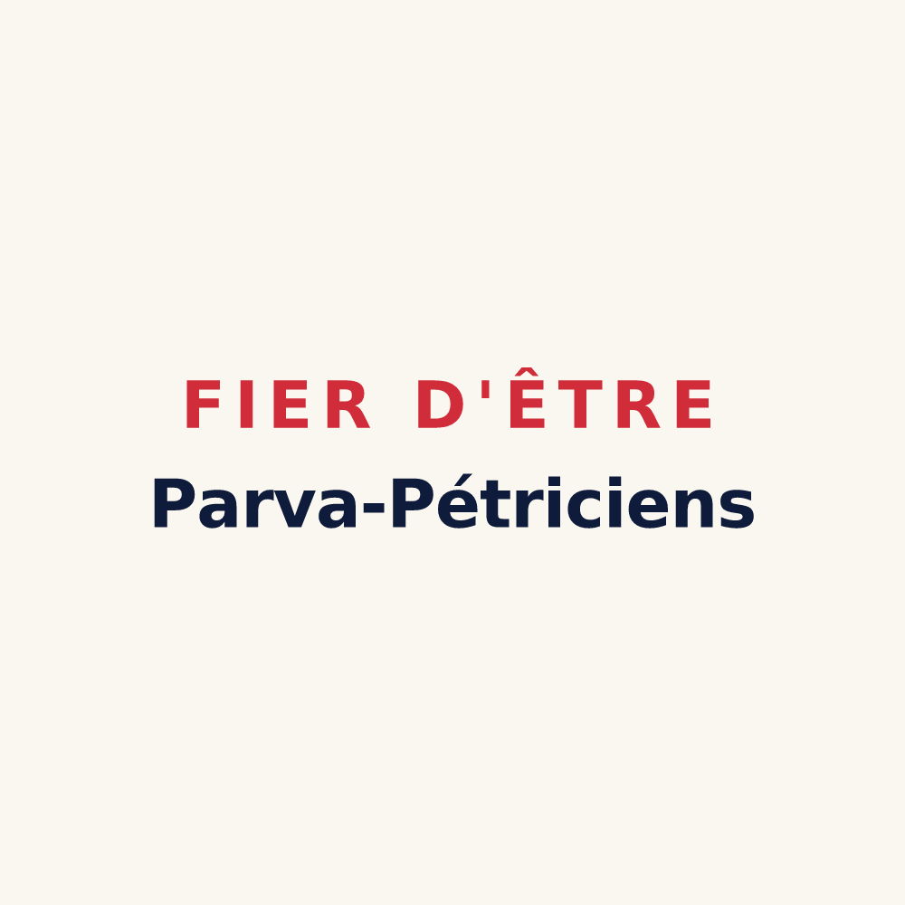 Tasse « Fier d'être Parva-Pétriciens » — design pour La Petite-Pierre
