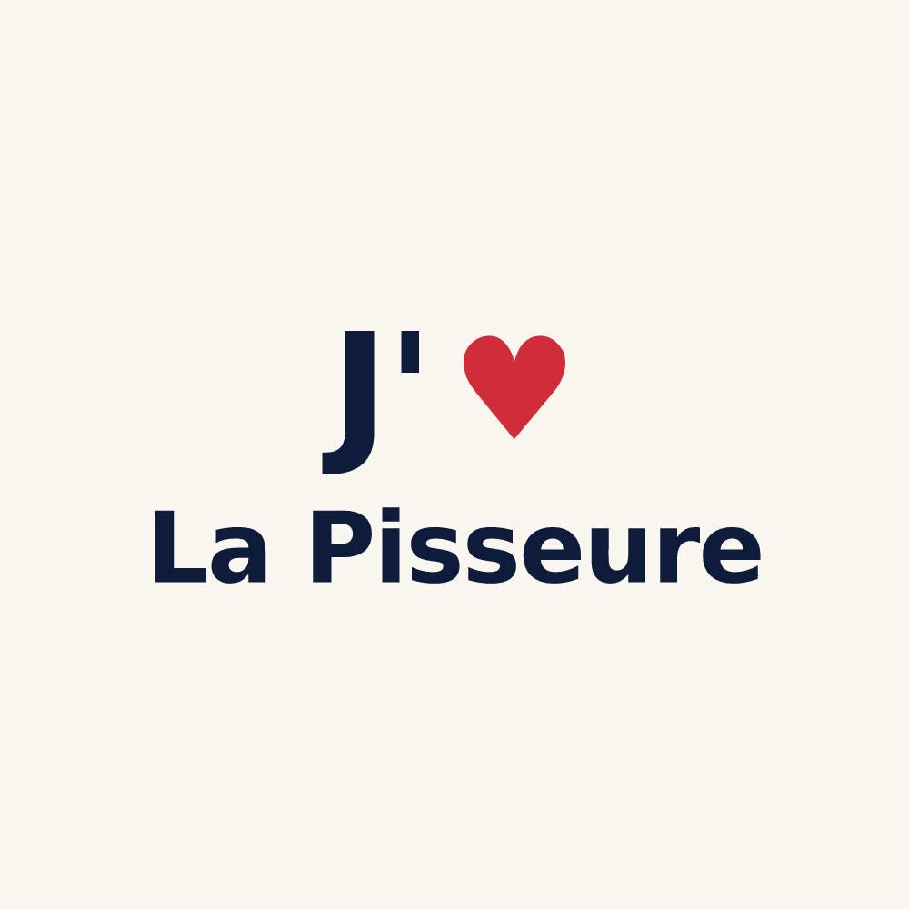 Tasse personnalisée La Pisseure — design J'aime La Pisseure