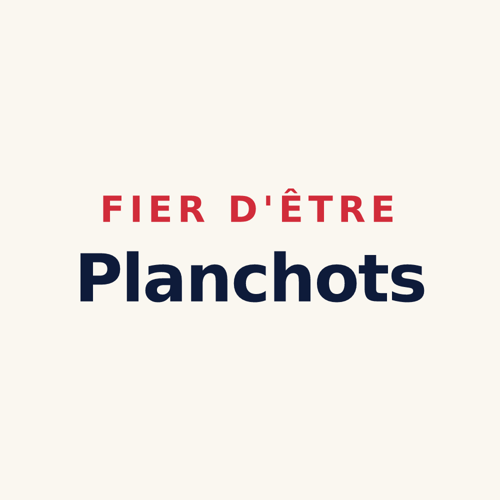 Tasse « Fier d'être Planchots » — design pour La Planche