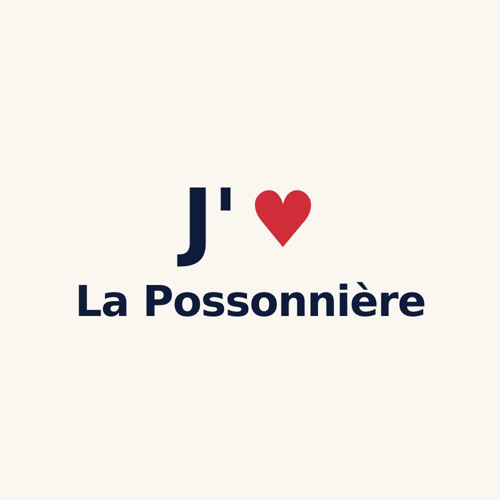 Tasse personnalisée La Possonnière — design J'aime La Possonnière