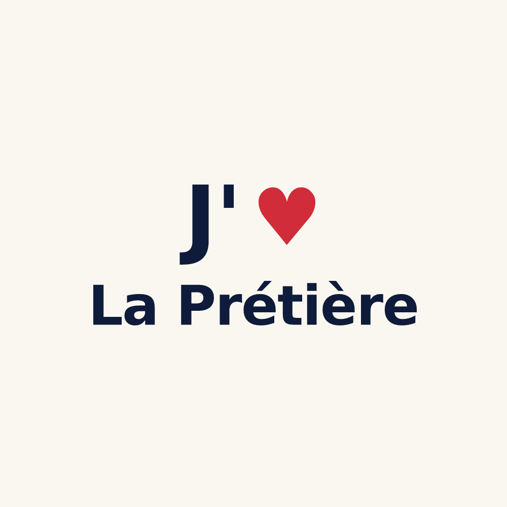 Tasse personnalisée La Prétière — design J'aime La Prétière