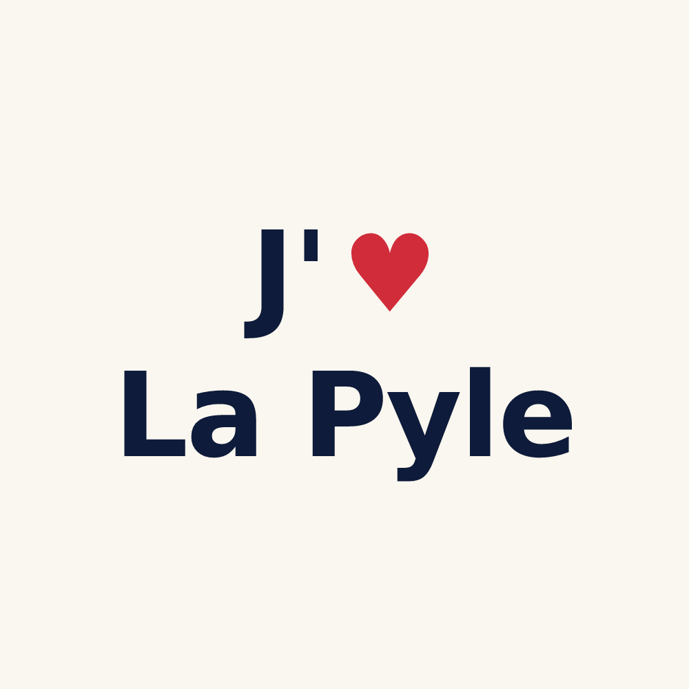 Tasse personnalisée La Pyle — design J'aime La Pyle