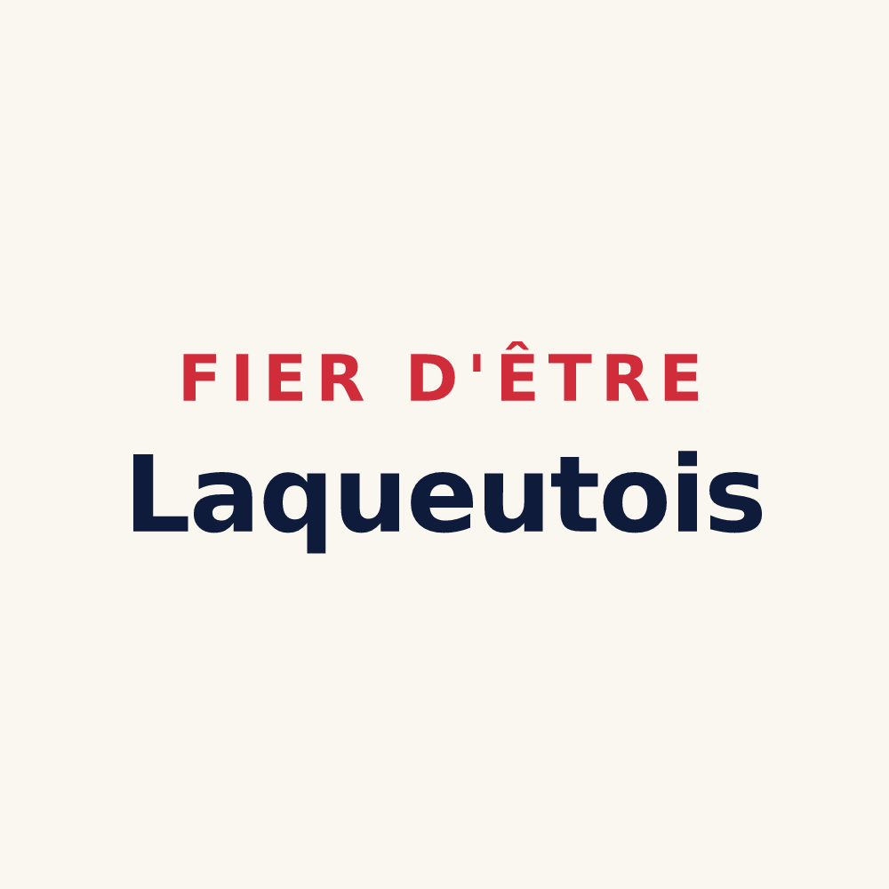 Tasse « Fier d'être Laqueutois » — design pour La Queue-les-Yvelines