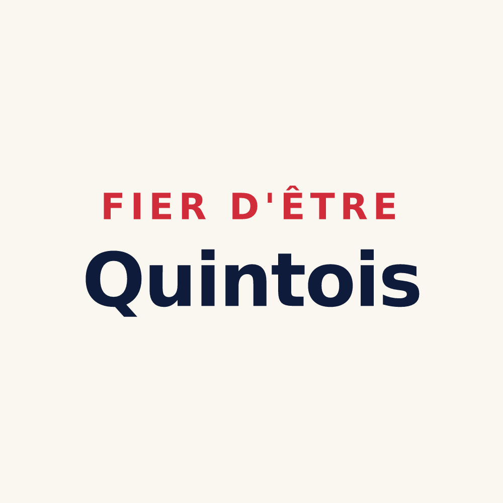 Tasse « Fier d'être Quintois » — design pour La Quinte
