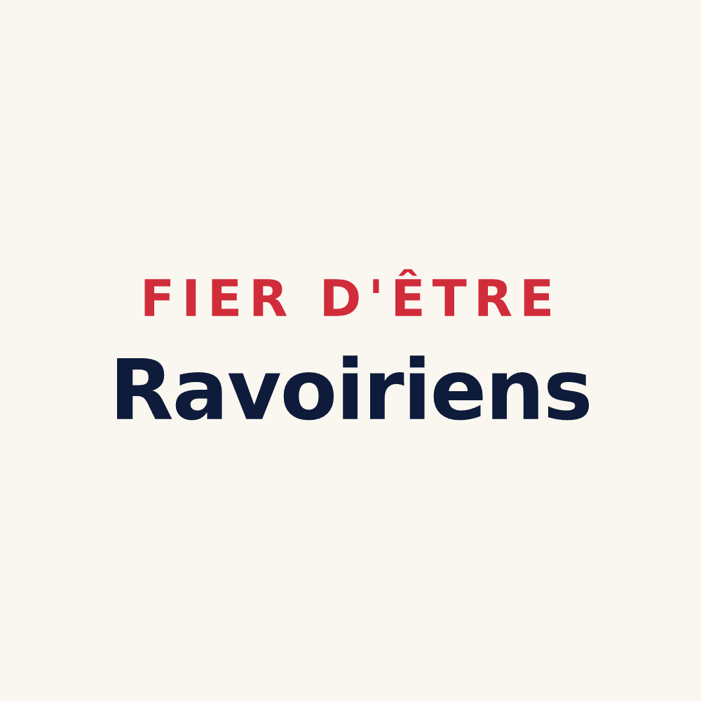 Tasse « Fier d'être Ravoiriens » — design pour La Ravoire