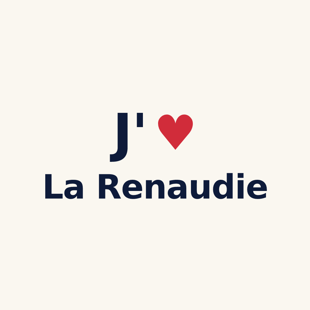 Tasse personnalisée La Renaudie — design J'aime La Renaudie