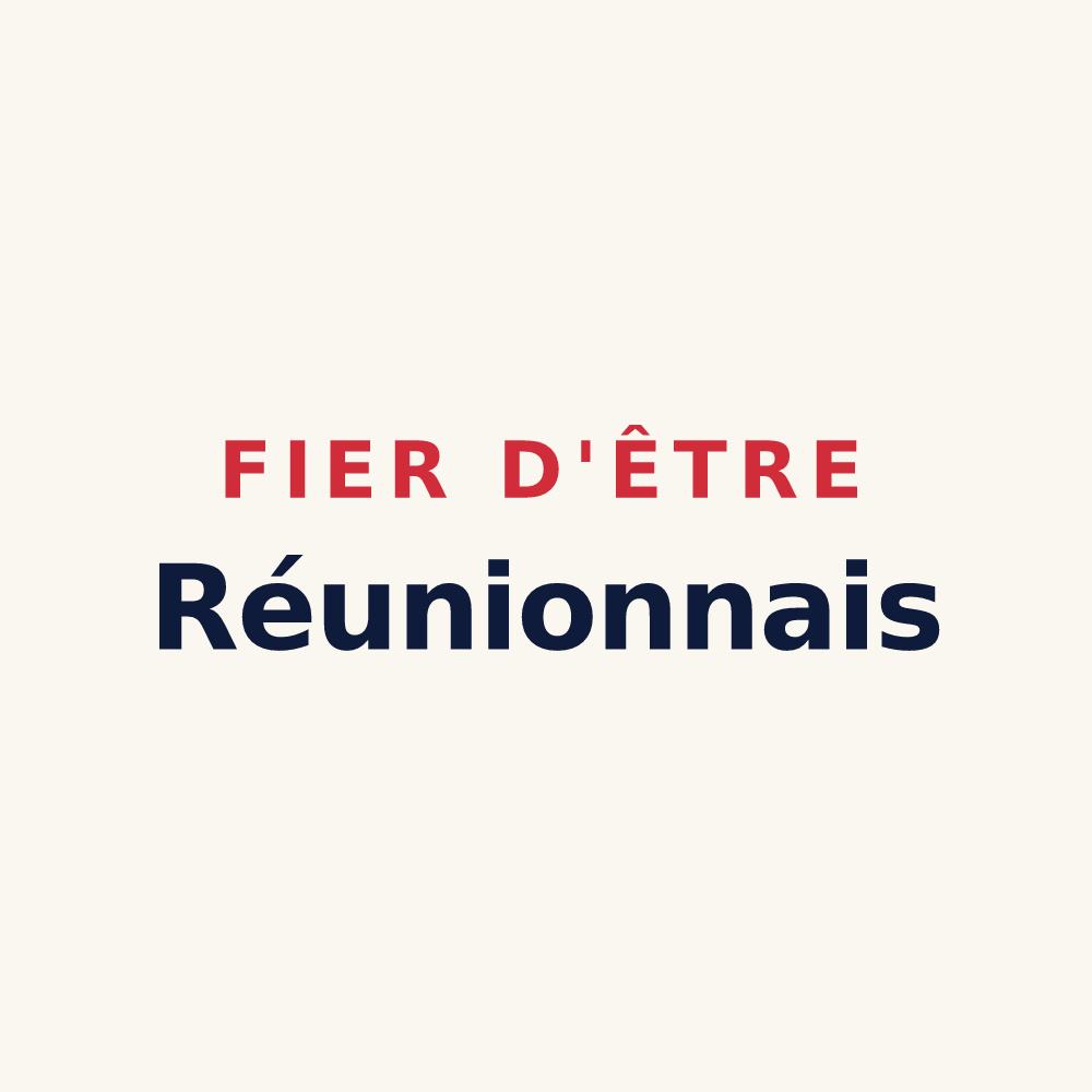 Tasse « Fier d'être Réunionnais » — design pour La Réunion