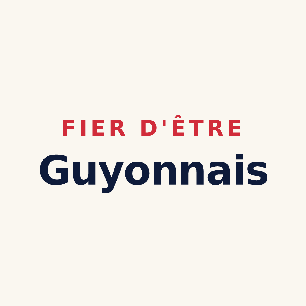 Tasse « Fier d'être Guyonnais » — design pour La Roche-Guyon