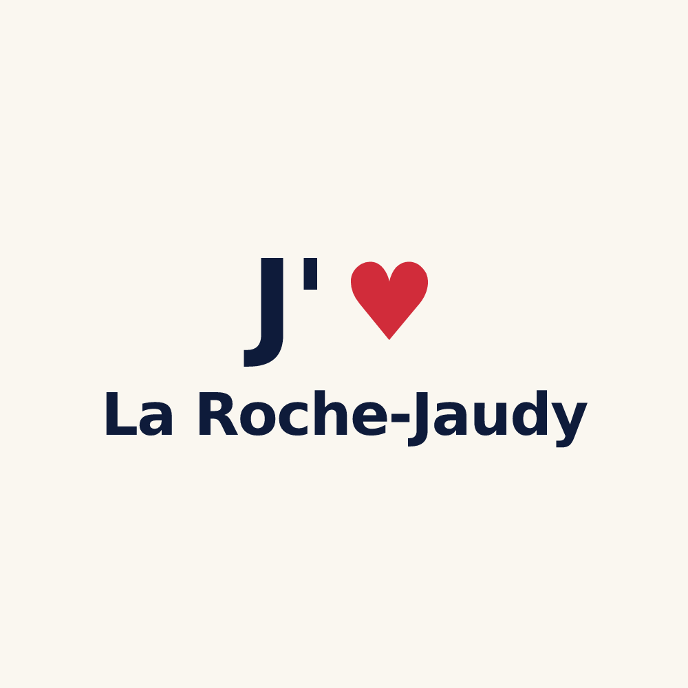Tasse personnalisée La Roche-Jaudy — design J'aime La Roche-Jaudy
