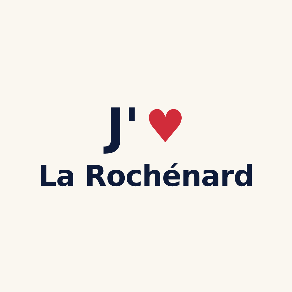 Tasse personnalisée La Rochénard — design J'aime La Rochénard