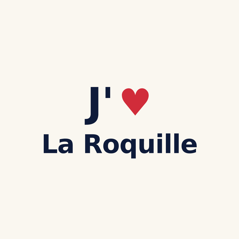 Tasse personnalisée La Roquille — design J'aime La Roquille