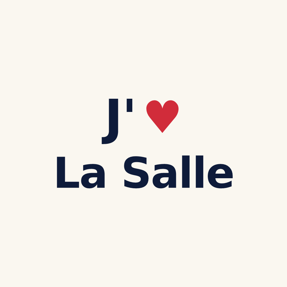 Tasse personnalisée La Salle — design J'aime La Salle