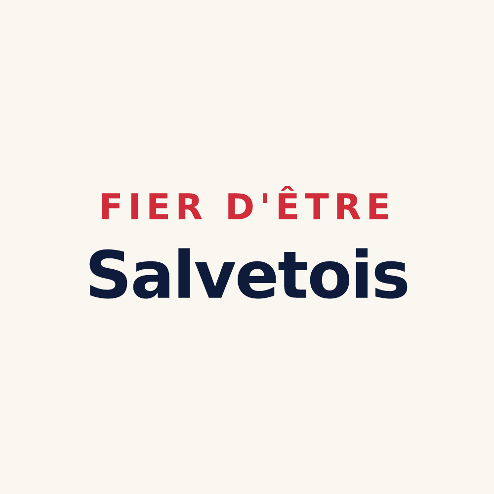 Tasse « Fier d'être Salvetois » — design pour La Salvetat-sur-Agout