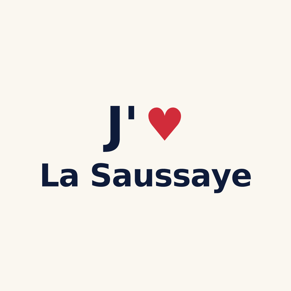 Tasse personnalisée La Saussaye — design J'aime La Saussaye