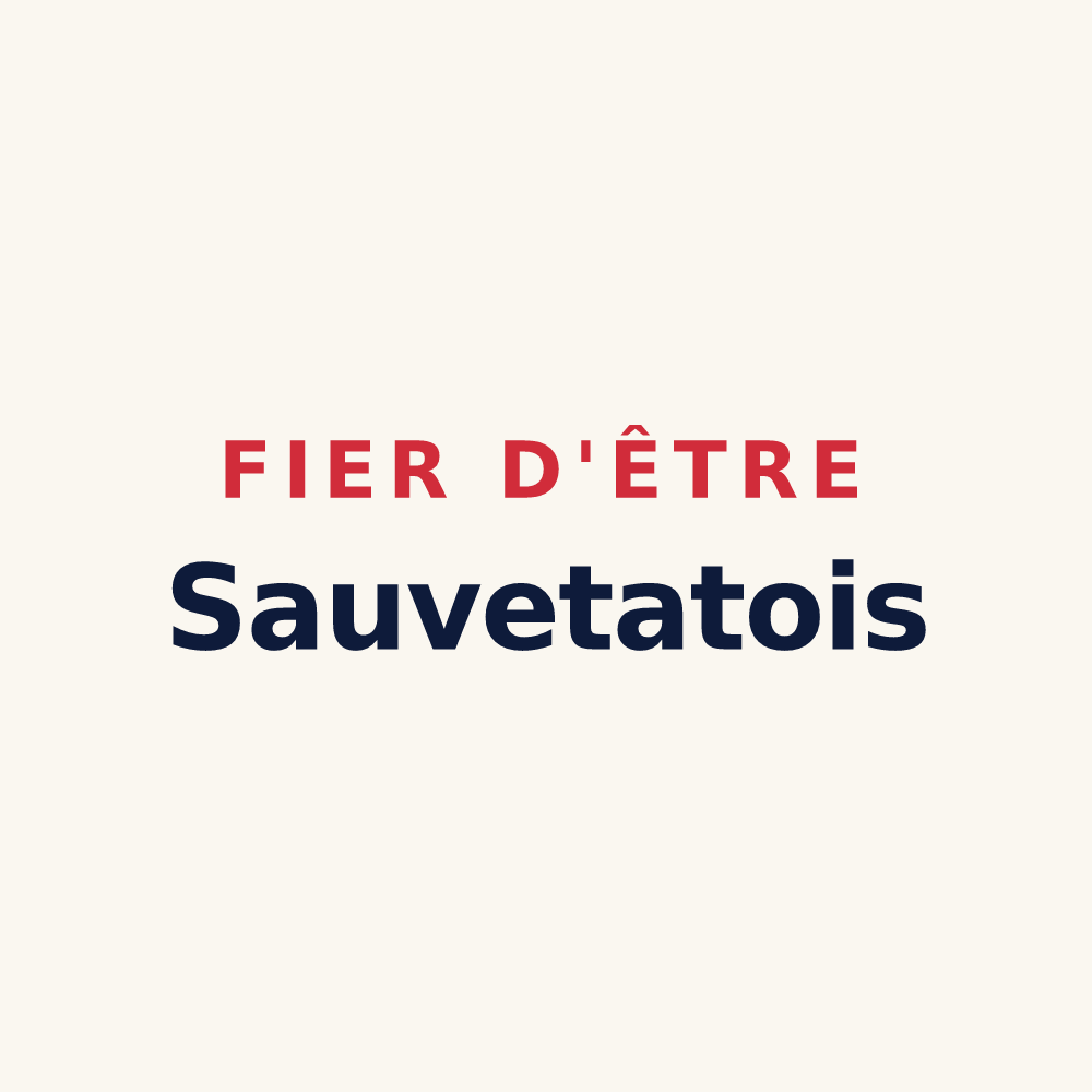 Tasse « Fier d'être Sauvetatois » — design pour La Sauvetat