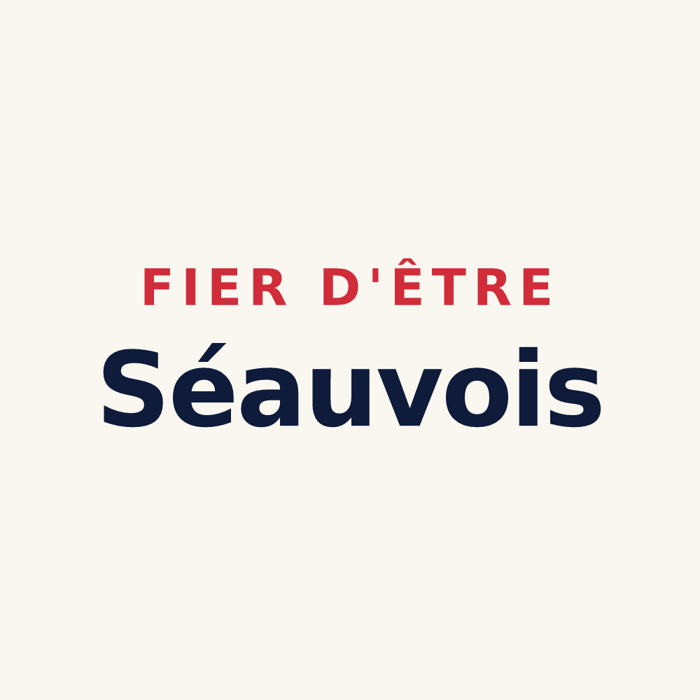 Tasse « Fier d'être Séauvois » — design pour La Séauve-sur-Semène
